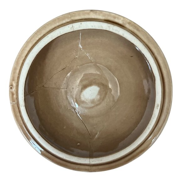 Vintage Ceramic Teapot-Top Tea Canister – 5.5” Tall – “Tea Time” & “Bath” Heart - Picture 6 of 7